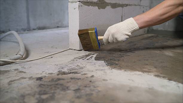 SJ Waterproofing Pros Basement Waterproofing coverage map for Fountaintown, IN and surrounding area